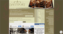 Desktop Screenshot of eventsatthedavenport.com